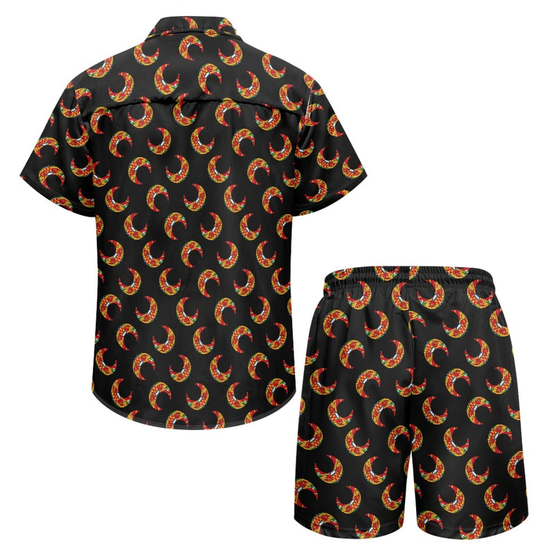 TMMG HAITI HAITIAN FLAG HALF MOON CABANA SET
