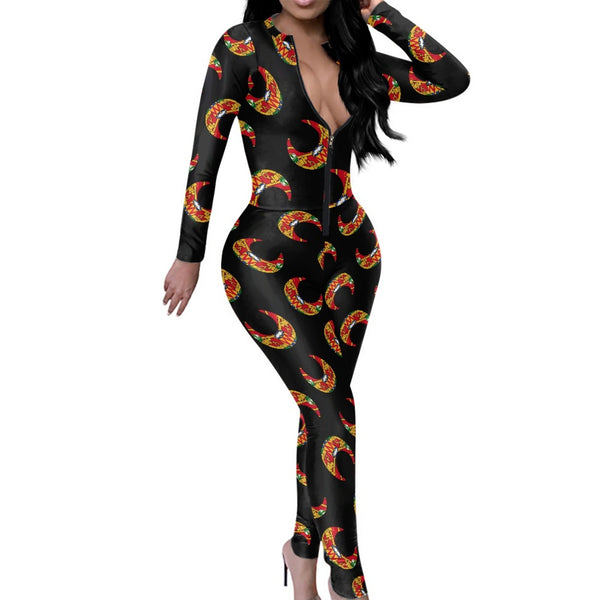 TMMG HAITI HAITIAN FLAG HALF MOON JUMPSUIT