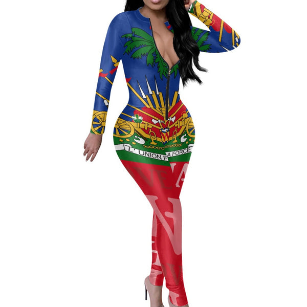 TMMG HAITI HAITIAN FLAG JUMPSUIT