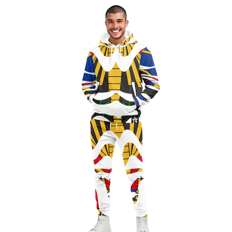 TMMG HAITI HAITIAN FLAG LIQUID HOODIE AND JOGGERS SET