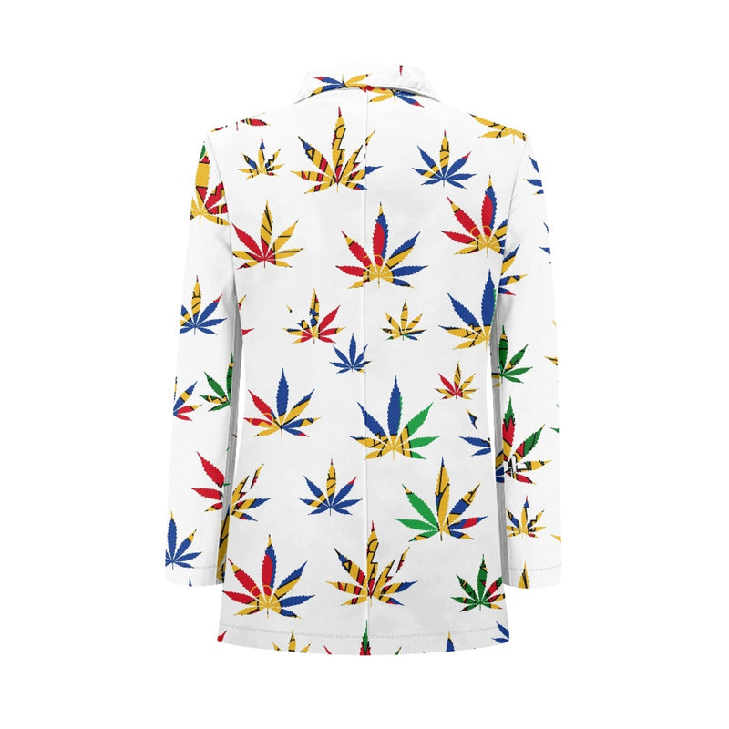 TMMG HAITI HAITIAN FLAG MARIJUANA BLAZER