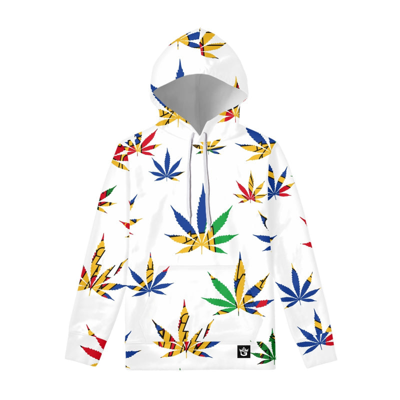 TMMG HAITI HAITIAN FLAG MARIJUANA HOODIE