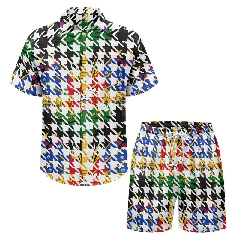 TMMG HAITI HAITIAN FLAG PIED DE COQ CABANA MEN'S SET