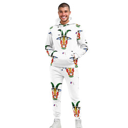 TMMG HAITI HAITIAN FLAG THE GOAT HOODIE AND JOGGERS SET