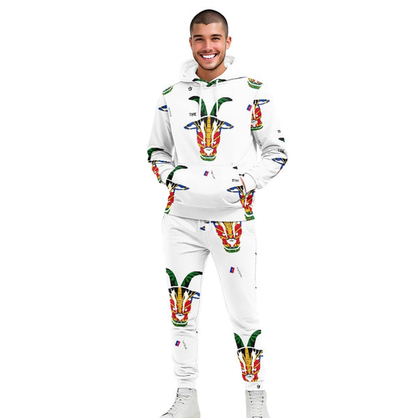 TMMG HAITI HAITIAN FLAG THE GOAT HOODIE AND JOGGERS SET