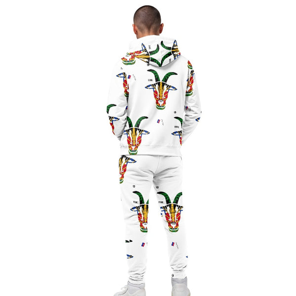 TMMG HAITI HAITIAN FLAG THE GOAT HOODIE AND JOGGERS SET