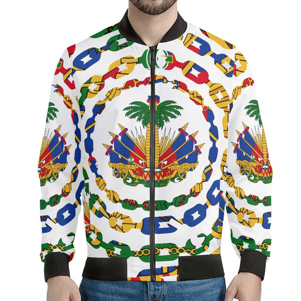 TMMG HAITI HAITIAN FLAG UNRBAN LINK UNISEX JACKET