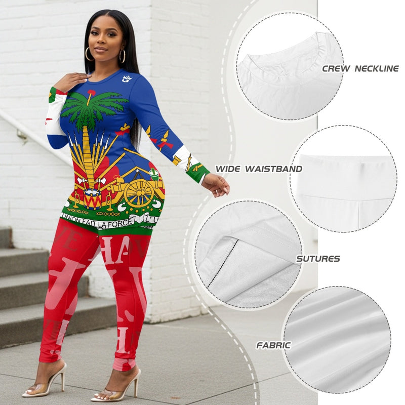 TMMG HAITI HAITIAN FLAG YOGA SUIT