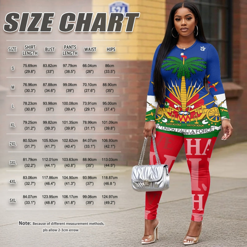 TMMG HAITI HAITIAN FLAG YOGA SUIT