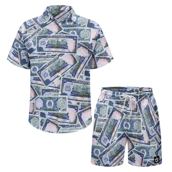 TMMG HAITI HAITIAN MONEY 25 GOURDES CABANA SET