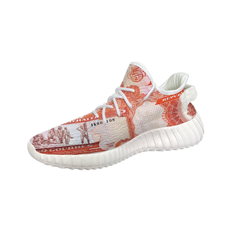 TMMG HAITI HAITIAN MONEY CINQ GOURDES RUNNING SNEAKERS