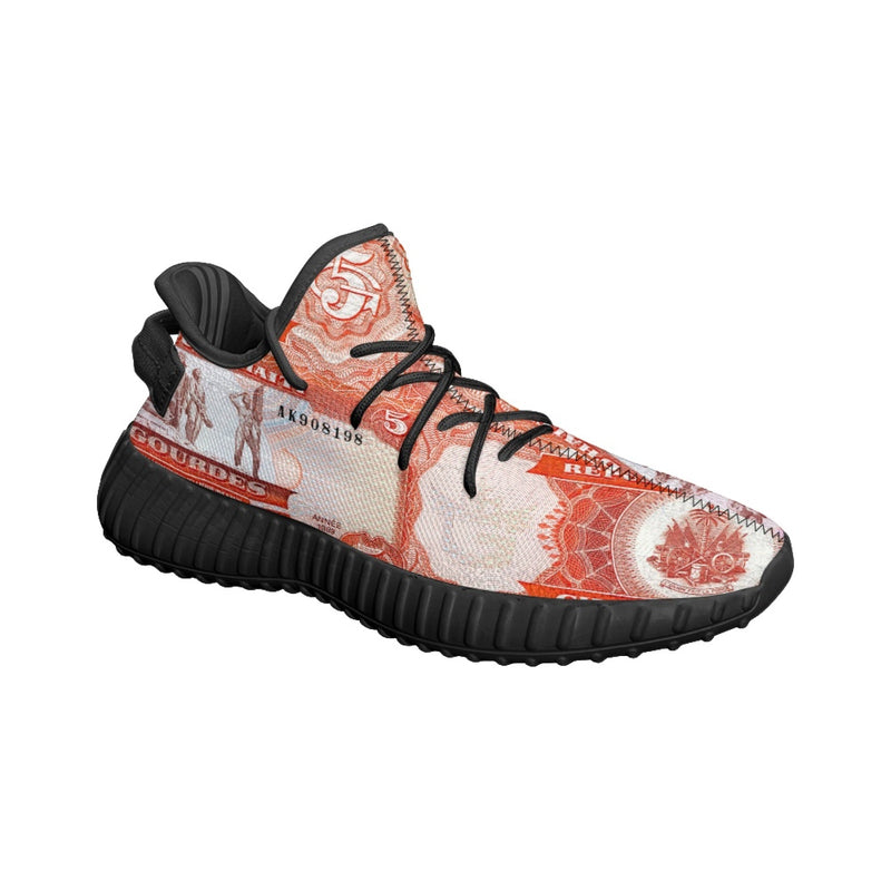 TMMG HAITI HAITIAN MONEY CINQ GOURDES RUNNING SNEAKERS