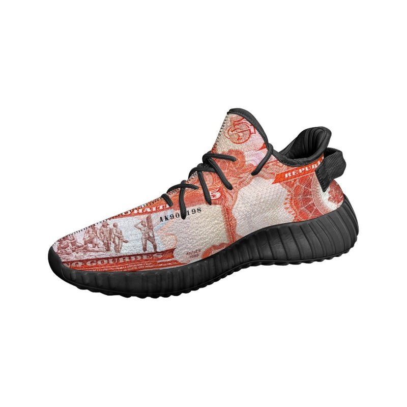 TMMG HAITI HAITIAN MONEY CINQ GOURDES RUNNING SNEAKERS