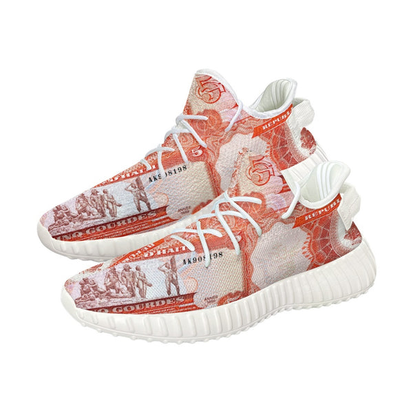 TMMG HAITI HAITIAN MONEY CINQ GOURDES RUNNING SNEAKERS