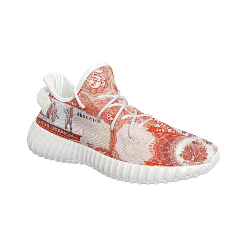 TMMG HAITI HAITIAN MONEY CINQ GOURDES RUNNING SNEAKERS