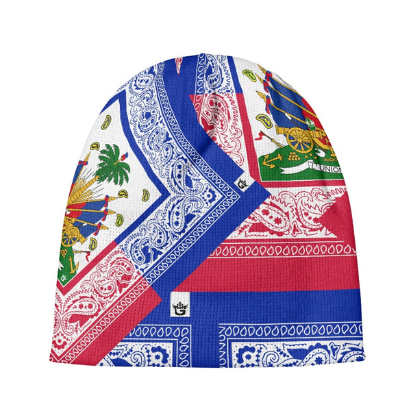 TMMG HAITI INSPIRED FLAG BANDANA BEANIE