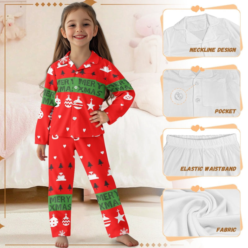 TMMG HAITI KIDS XMAS PAJAMA SET