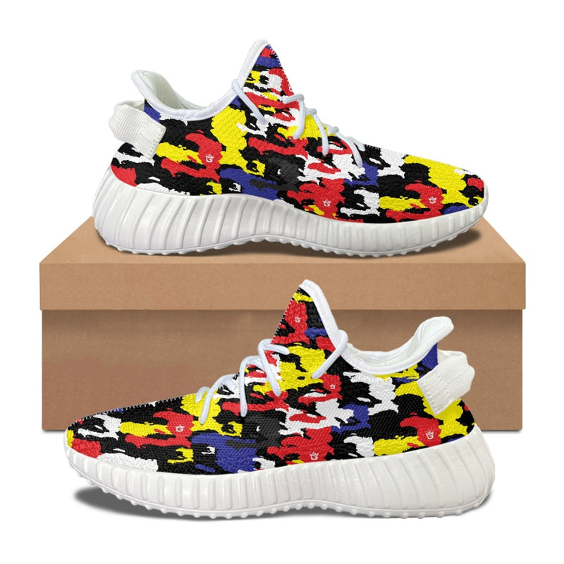 TMMG HAITI MAP ARMY BLUE CAMO RUNNING SHOES