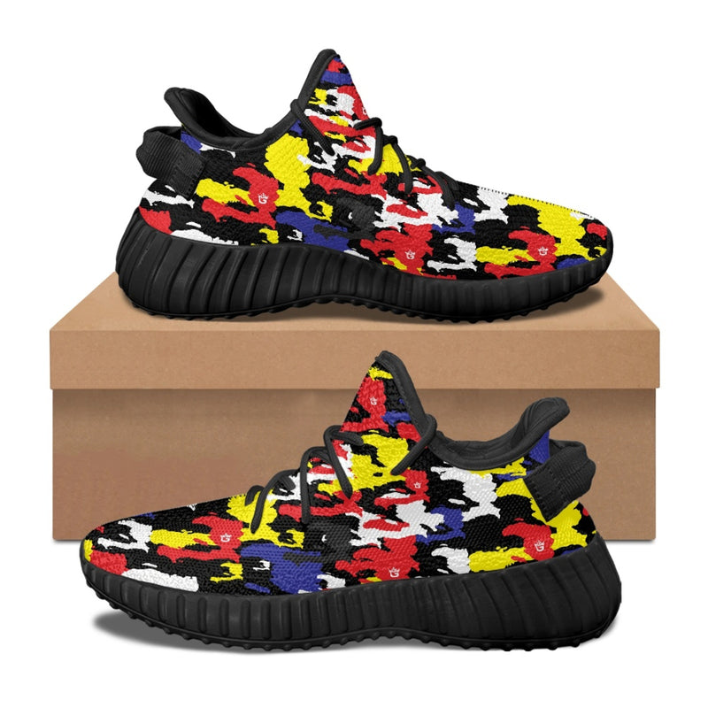 TMMG HAITI MAP ARMY BLUE CAMO RUNNING SHOES