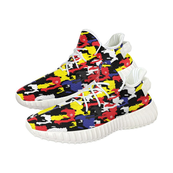TMMG HAITI MAP ARMY BLUE CAMO RUNNING SHOES