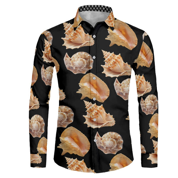 TMMG HAITI NEG MAWON CONCH SEASHELL DRESS SHIRT