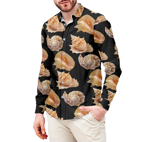 TMMG HAITI NEG MAWON CONCH SEASHELL DRESS SHIRT