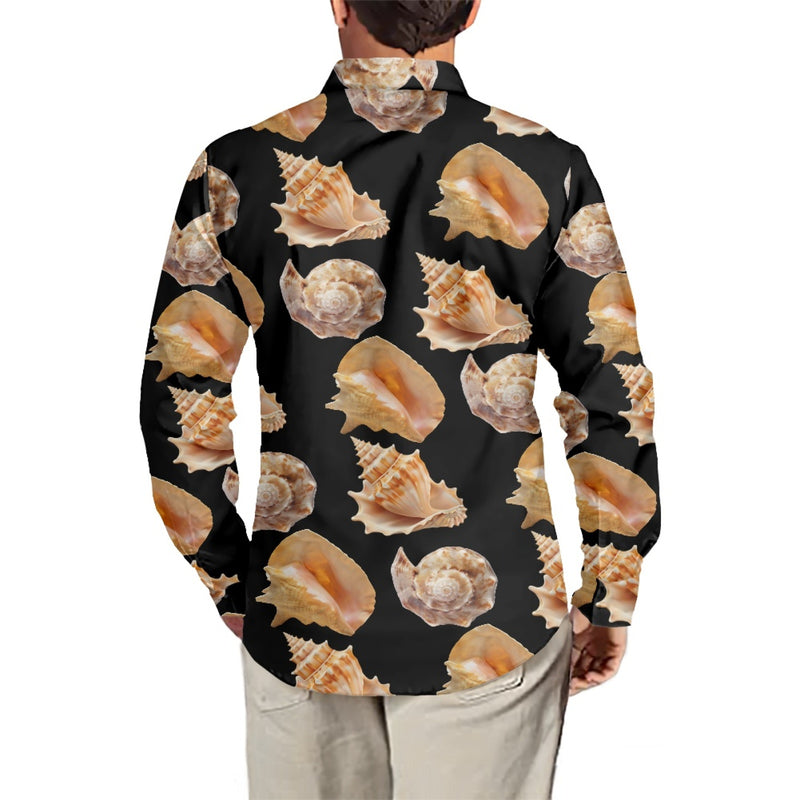 TMMG HAITI NEG MAWON CONCH SEASHELL DRESS SHIRT