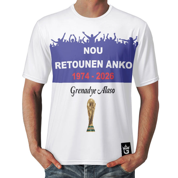 TMMG HAITI NOU RETOUNEN ANKO 1974 -2026 HAITI WORLD CUP 2026 T-SHIRT