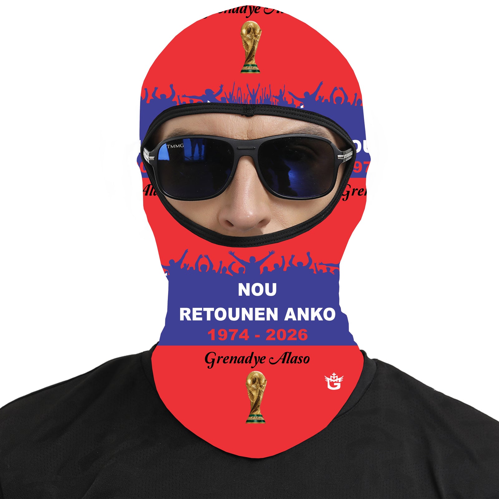 TMMG HAITI NOU RETOUNEN ANKO 1974-2026 WORLD CUP 2O26 SKI MASK