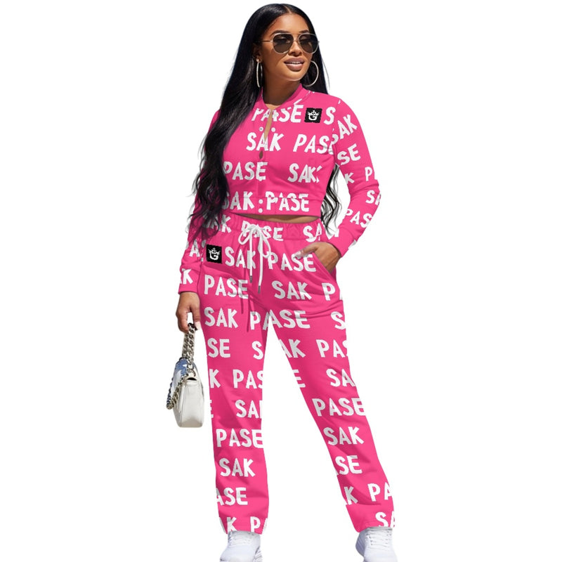 TMMG HAITI PINK BEASEBALL SAK PASE SET