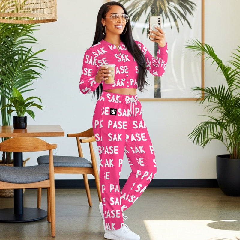 TMMG HAITI PINK BEASEBALL SAK PASE SET