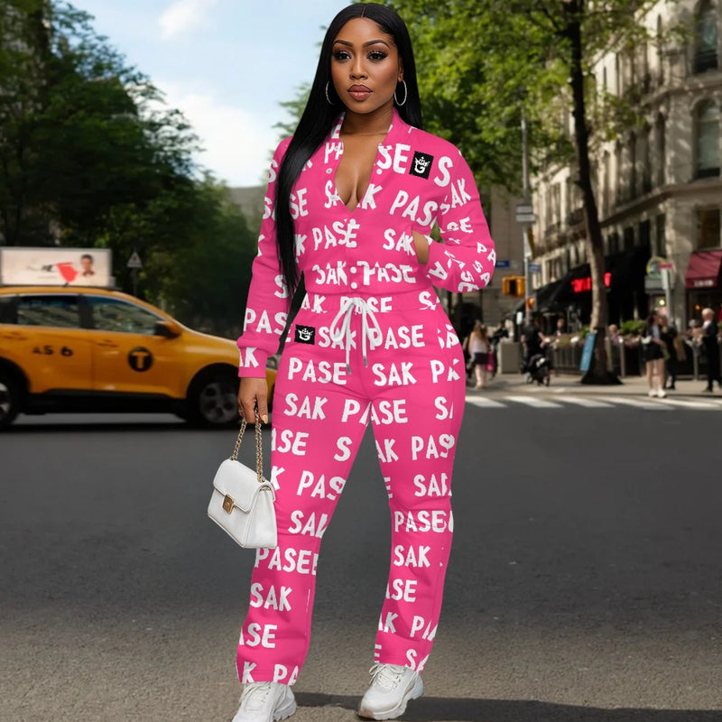 TMMG HAITI PINK BEASEBALL SAK PASE SET