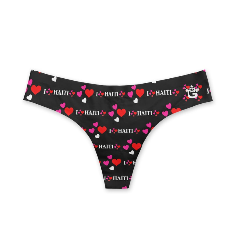 tmmg haiti st valentine all over print women's thong underwear