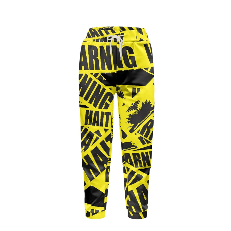 TMMG HAITI WARNING PRINT HOODIE AND JOGGERS SET