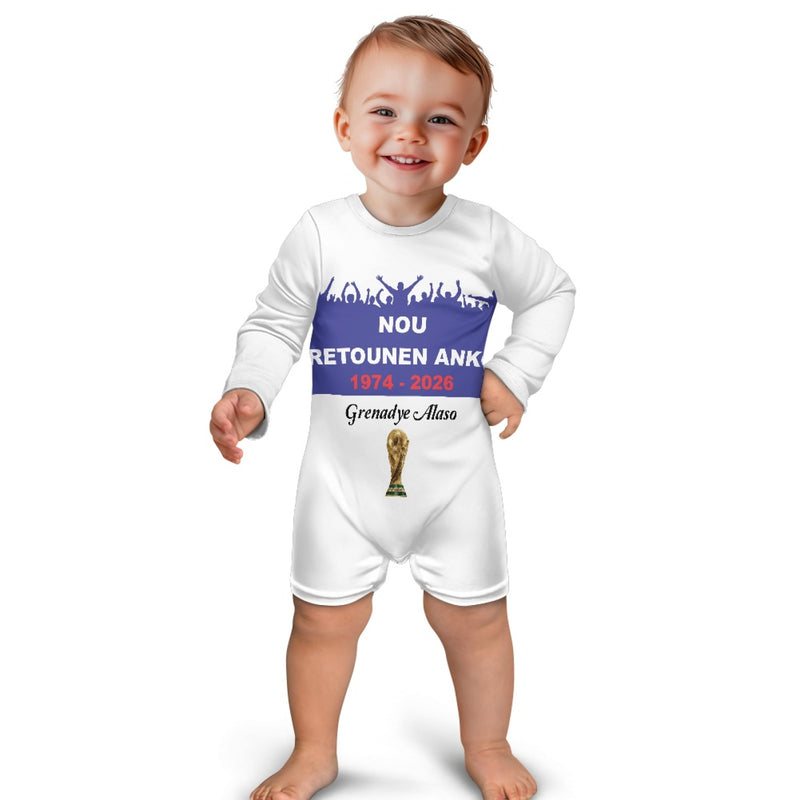 TMMG HAITI WORLD CUP 2026 BABY ROMPER