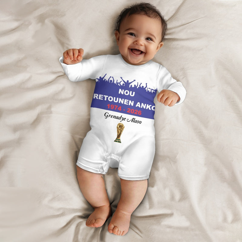 TMMG HAITI WORLD CUP 2026 BABY ROMPER