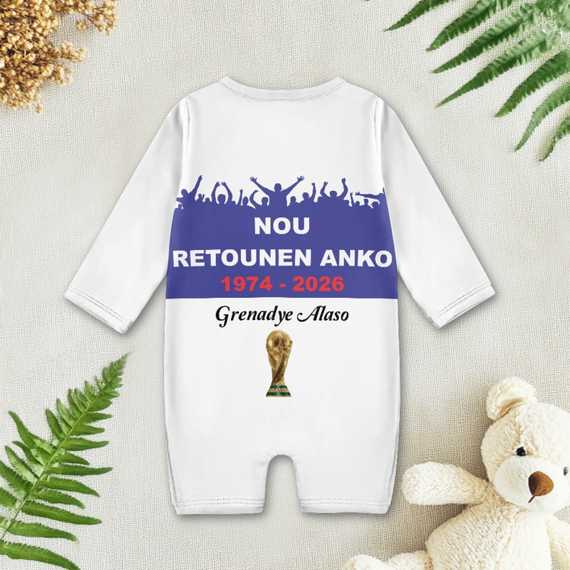 TMMG HAITI WORLD CUP 2026 BABY ROMPER