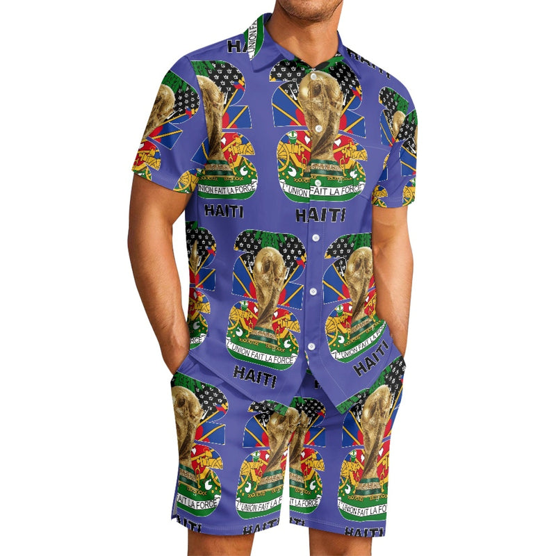 TMMG HAITI WORLD CUP 2026 BLUE CABANA SET