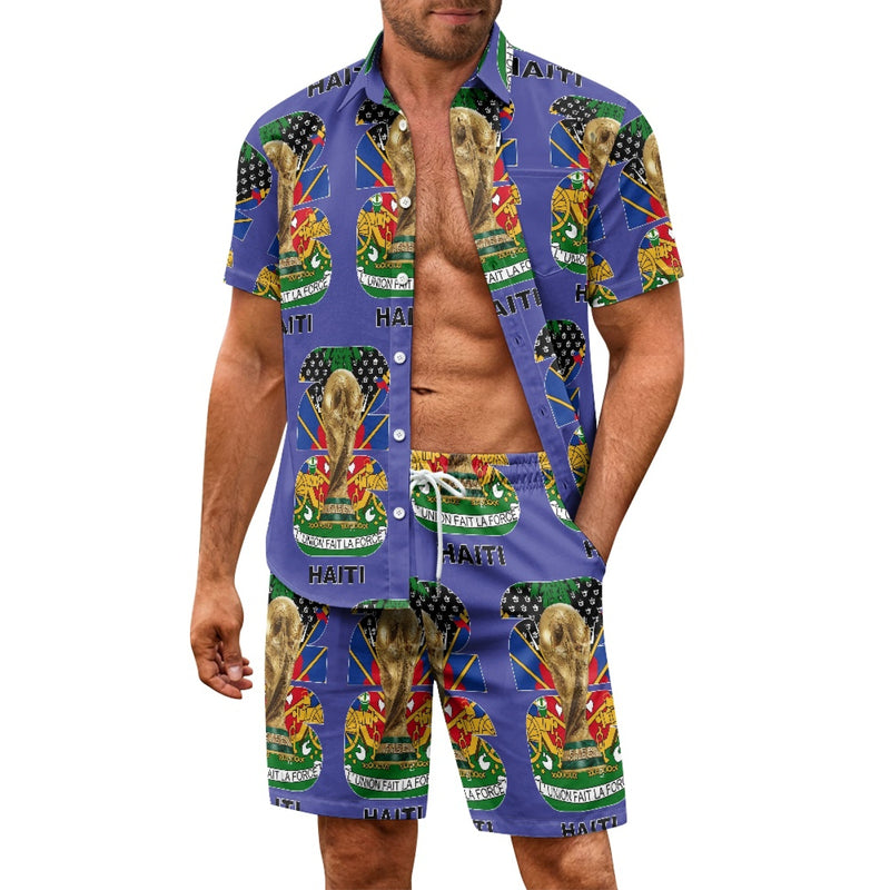 TMMG HAITI WORLD CUP 2026 BLUE CABANA SET