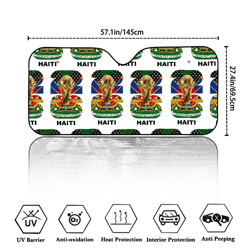 TMMG HAITI WORLD CUP 2026 CAR SUNSHADE