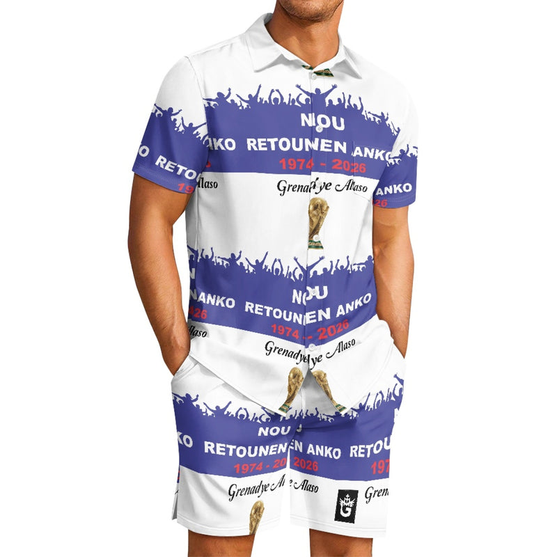 TMMG HAITI WORLD CUP 2026 NOU RETOUNEN ANKO CABANA SET