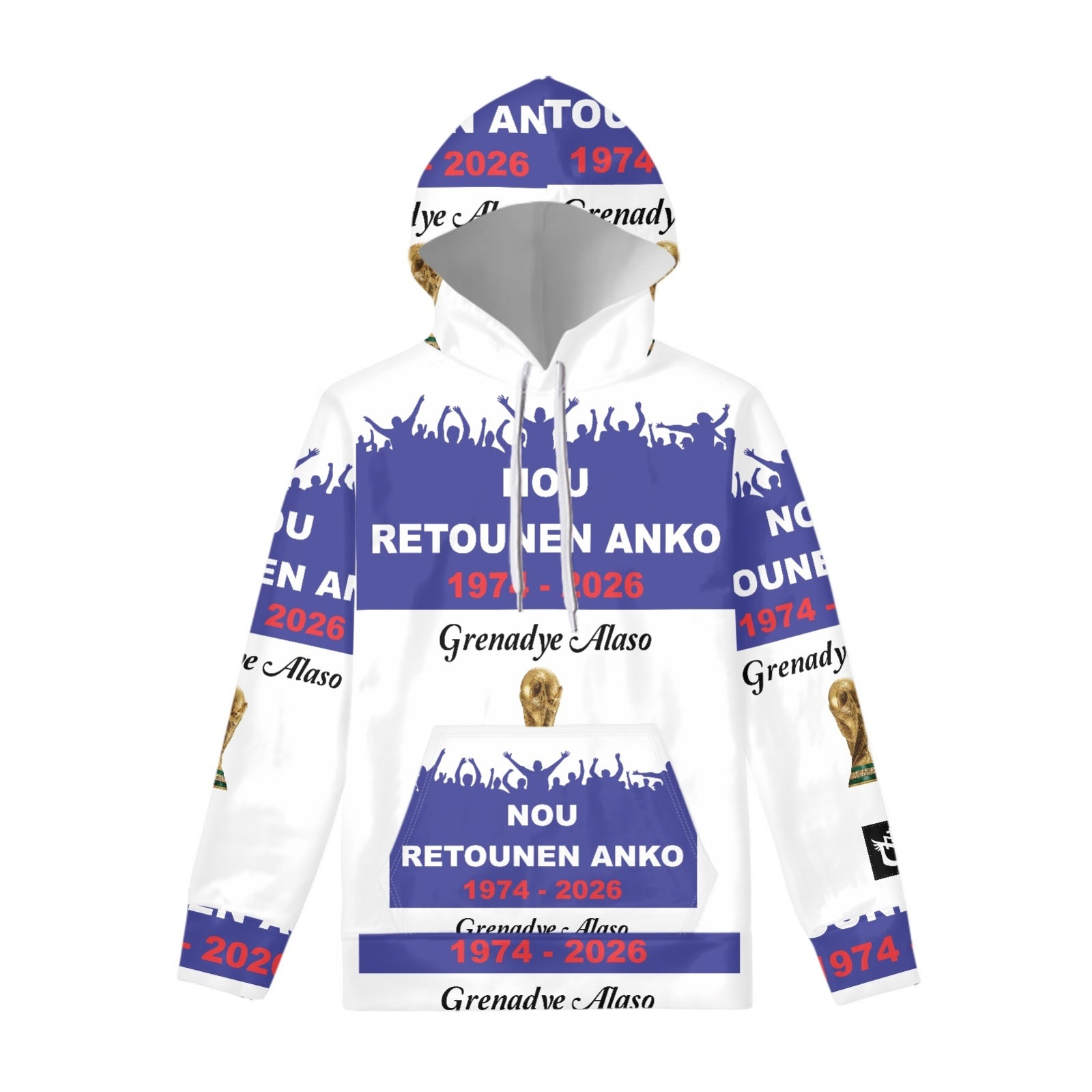 TMMG HAITI WORLD CUP 2026 NOU RETOUNEN ANKO HOODIE