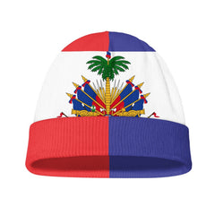 TMMG HAITI WORLD CUP 2026 RED AND BLUE BEANIE - TMMG