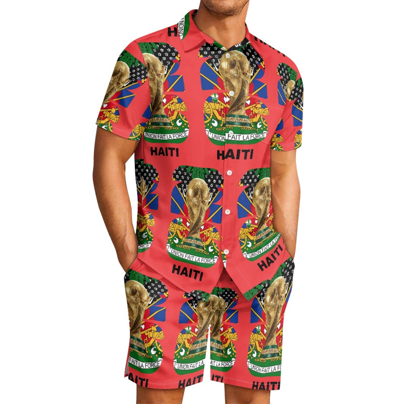 TMMG HAITI WORLD CUP 2026 RED CABANA SET