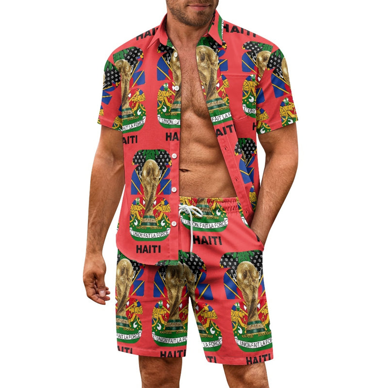 TMMG HAITI WORLD CUP 2026 RED CABANA SET