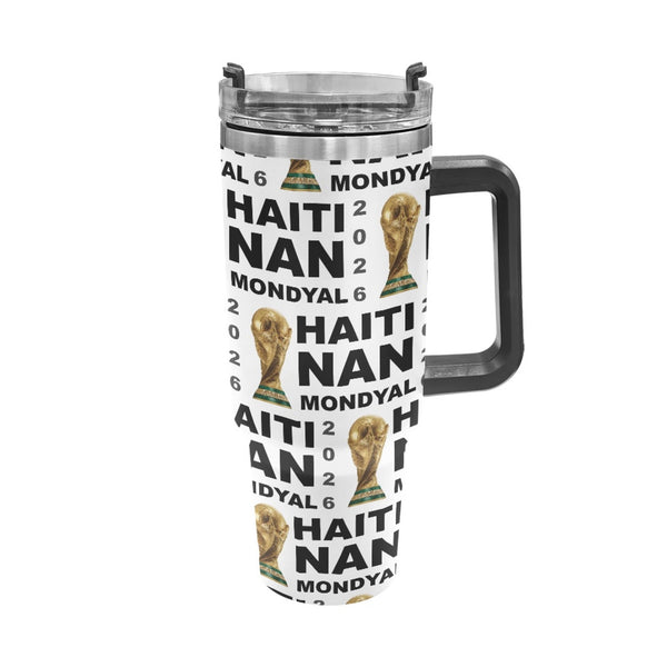 TMMG HAITI WORLD CUP 2026 40ozTumbler with Handle