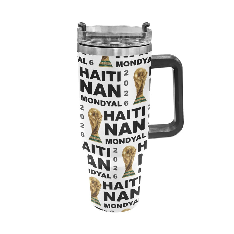 TMMG HAITI WORLD CUP 2026 40ozTumbler with Handle