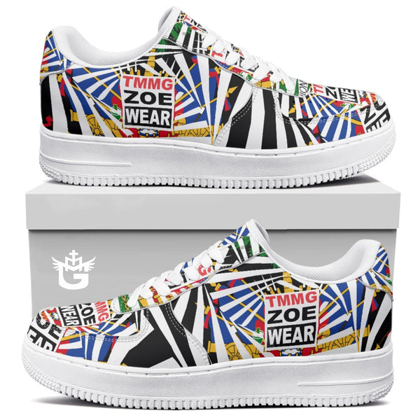 TMMG HAITI ZOE WEAR LOW TOP LEARHER SNEAKERS