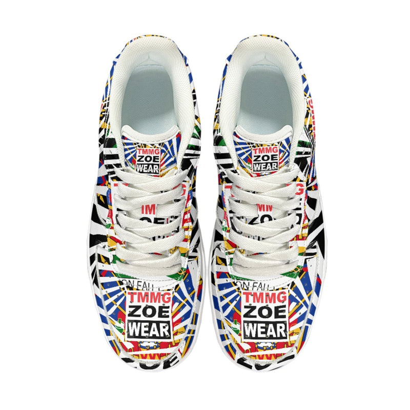 TMMG HAITI ZOE WEAR LOW TOP LEARHER SNEAKERS