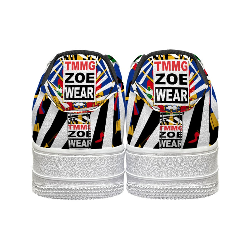 TMMG HAITI ZOE WEAR LOW TOP LEARHER SNEAKERS